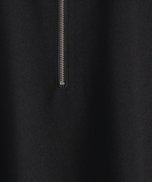 DOOPZ(ドープス)の「Dry Smooth Half Zip Shirt - ドライスムースハーフジップシャツ(Tシャツ/カットソー・メンズ・ダークブラウン/ブラック/ベージュ・LARGE/MEDIUM/SMALL)」の8枚目の写真