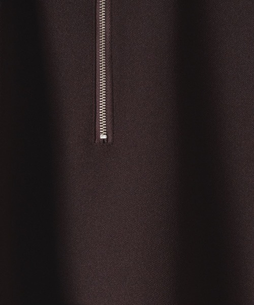 DOOPZ(ドープス)の「Dry Smooth Half Zip Shirt - ドライスムースハーフジップシャツ(Tシャツ/カットソー・メンズ・ダークブラウン/ブラック/ベージュ・LARGE/MEDIUM/SMALL)」の14枚目の写真