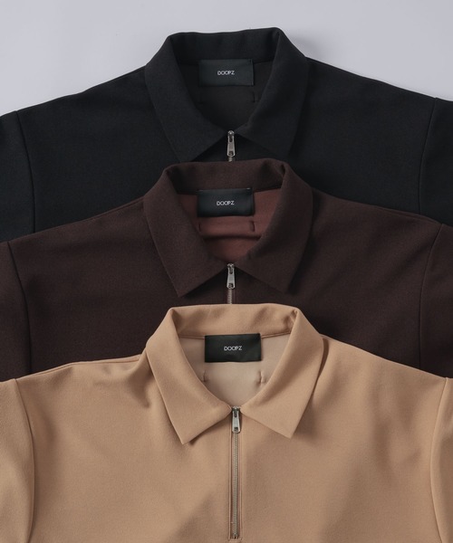 セール】Dry Smooth Half Zip Shirt - ドライスムースハーフ