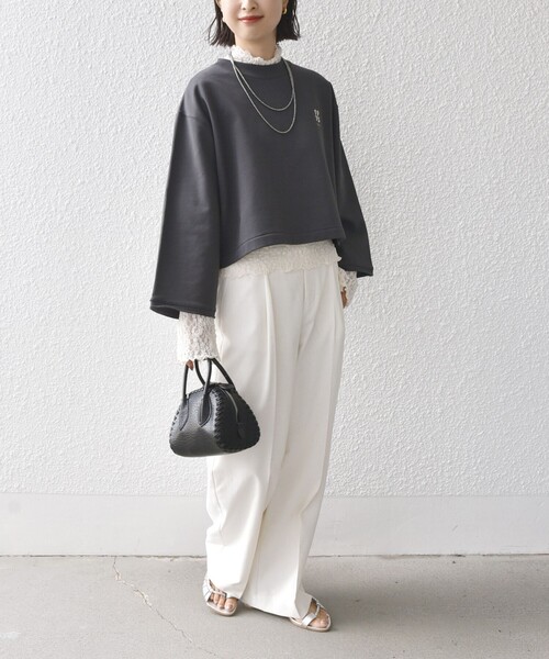 SHIPS コットン吊り裏毛プルオーバー グレー 38(M) SHIPS コットン吊り裏毛プルオーバー グレー 38(M)