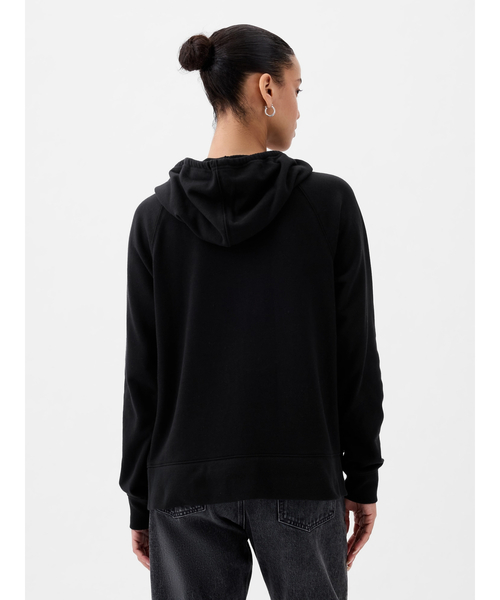グレー ジップアップパーカー 黒ロゴ ヒステリックグラマー HYSTERIC GLAMOUR パーカー ジップアップ