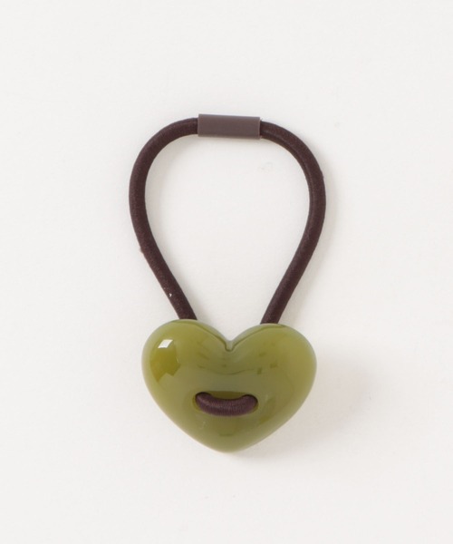 resonance】ぷっくりハート ヘアゴム【8色展開】（ヘアゴム）｜Mayree