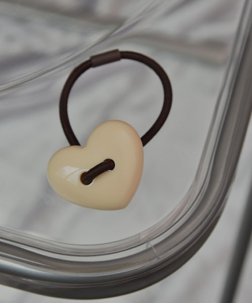 resonance】ぷっくりハート ヘアゴム【8色展開】（ヘアゴム）｜Mayree