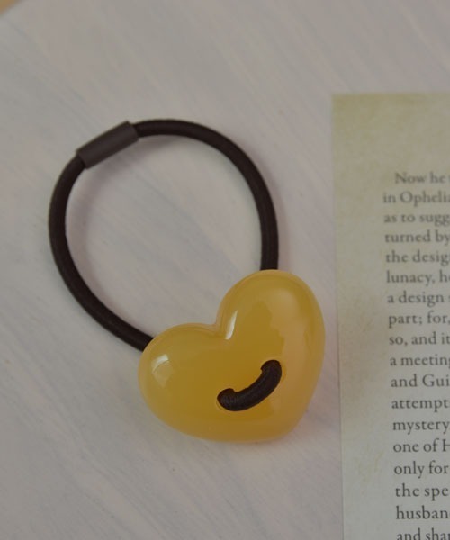 resonance】ぷっくりハート ヘアゴム【8色展開】（ヘアゴム）｜Mayree