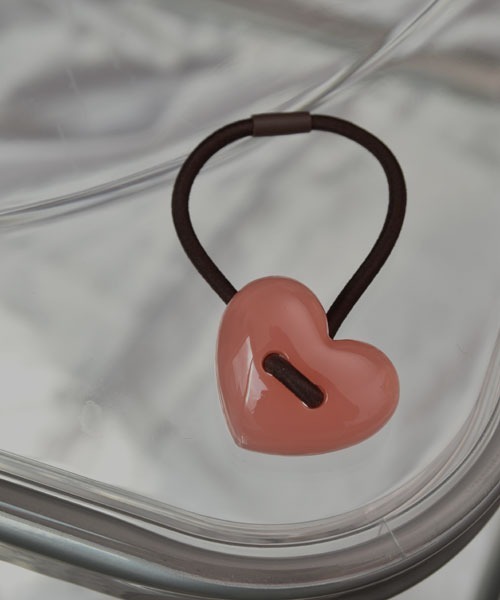 resonance】ぷっくりハート ヘアゴム【8色展開】（ヘアゴム）｜Mayree