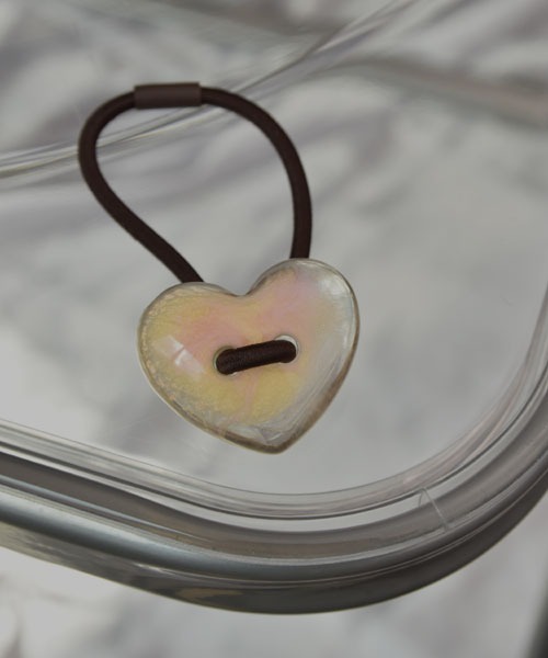 resonance】ぷっくりハート ヘアゴム【8色展開】（ヘアゴム）｜Mayree