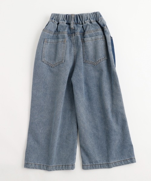 URBAN CHERRY（アーバンチェリー）の「サイドラインデニムストレートパンツ（デニムパンツ・キッズ・ブルー・130cm/120cm/100cm/110cm）」の4枚目の写真