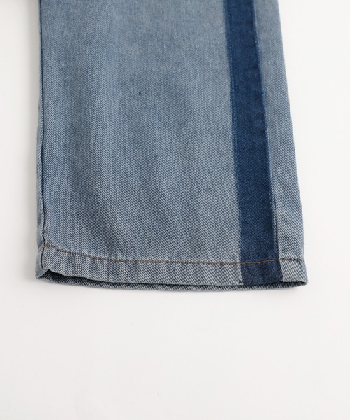 URBAN CHERRY（アーバンチェリー）の「サイドラインデニムストレートパンツ（デニムパンツ・キッズ・ブルー・130cm/120cm/100cm/110cm）」の13枚目の写真