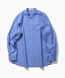 ATON(エイトン)SUVIN BROAD | BAND COLLAR SHIRT