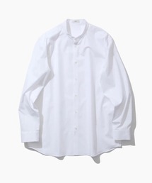 ATON（エイトン）SUVIN BROAD | BAND COLLAR SHIRT
