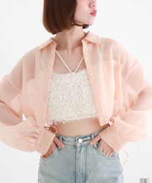 archives | クロップドドロストシアーシャツ(シャツ/ブラウス)