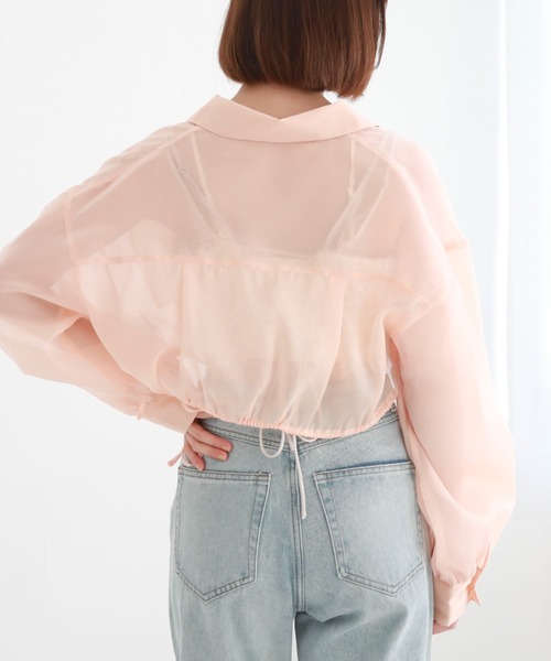 archives（アルシーヴ）の「クロップドドロストシアーシャツ