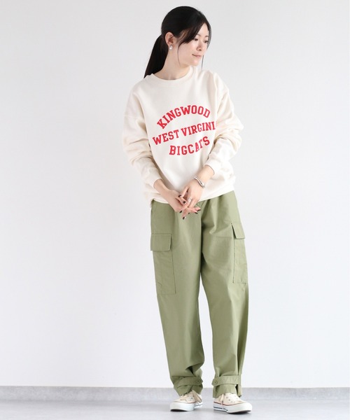 cepo（セポ）の「裏起毛アソートロゴスウェット（スウェット・レディース・ベージュ/チャコール/ブラック/オフホワイト・M）」の10枚目の写真