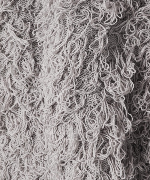 Heather（ヘザー）の「ループショートカーディガン　106260（カーディガン/ボレロ・レディース・グレー/アイボリー/ブラック・FREE）」の11枚目の写真