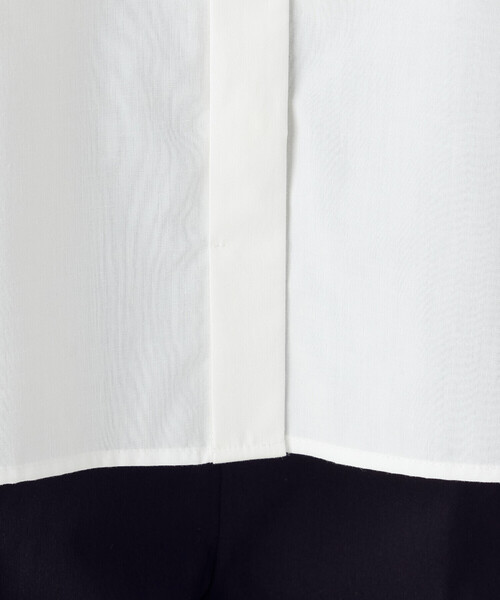 COMME CA ISM（コムサイズム）の「ボリュームスリーブ  バンドカラーシャツ（シャツ/ブラウス・レディース・サックスブルー/オフホワイト・MEDIUM/LARGE）」の18枚目の写真