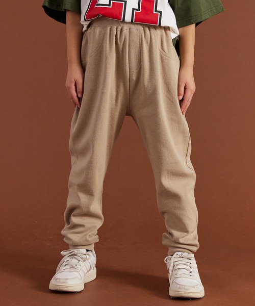 PAIRMANON STREET（ペアマノンストリート）の「【PAIRMANON STREET】サイドライン ストレッチ スキニー サルエル パンツ（スウェットパンツ・キッズ・ブラック系その他/ベージュ系その他/ブラック系その他2/ベージュ系その他2/ブラック系その他3/ベージュ系その他3/ベージュ/ブラック・100/120/80/90/130/110）」の5枚目の写真