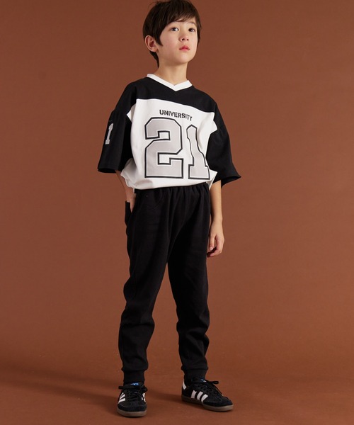 PAIRMANON STREET（ペアマノンストリート）の「【PAIRMANON STREET】サイドライン ストレッチ スキニー サルエル パンツ（スウェットパンツ・キッズ・ブラック系その他/ベージュ系その他/ブラック系その他2/ベージュ系その他2/ブラック系その他3/ベージュ系その他3/ベージュ/ブラック・100/120/80/90/130/110）」の20枚目の写真