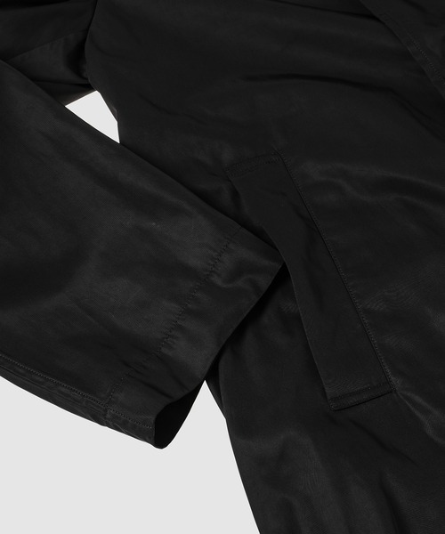 DRIES VAN NOTEN（ドリスヴァンノッテン）の「RANKLES 8210 M.W.COAT BLACK（ステンカラーコート・メンズ・ブラック・M/S）」の3枚目の写真