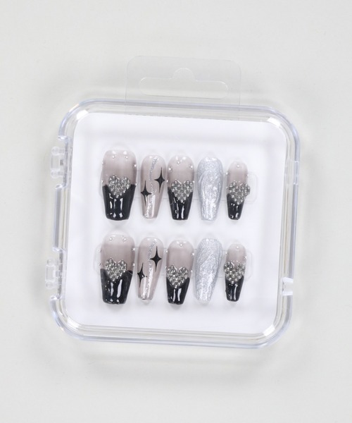 SPINNS（スピンズ）の「ロングネイルチップ（ネイルシール/ネイルチップ・レディース・B/A/C/D/I/E/F/G/H・S）」の2枚目の写真