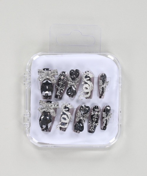 SPINNS（スピンズ）の「ロングネイルチップ（ネイルシール/ネイルチップ・レディース・B/A/C/D/I/E/F/G/H・S）」の7枚目の写真