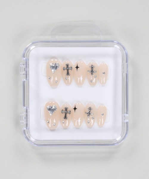SPINNS（スピンズ）の「ロングネイルチップ（ネイルシール/ネイルチップ・レディース・B/A/C/D/I/E/F/G/H・S）」の9枚目の写真