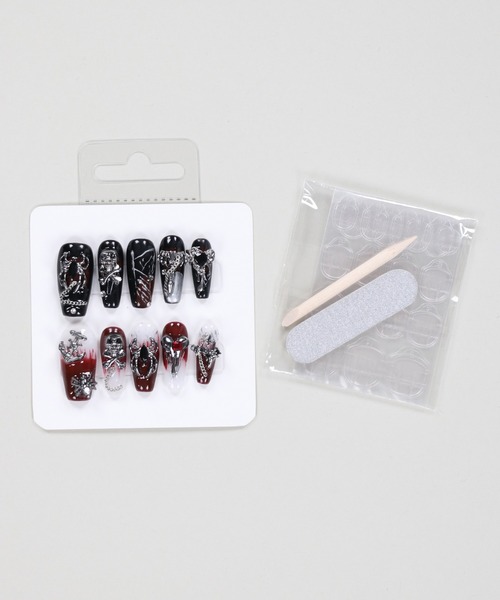 SPINNS（スピンズ）の「ロングネイルチップ（ネイルシール/ネイルチップ・レディース・B/A/C/D/I/E/F/G/H・S）」の10枚目の写真