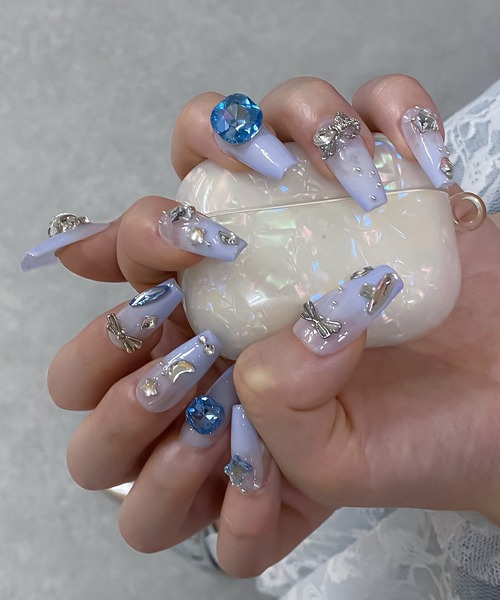 SPINNS（スピンズ）の「ロングネイルチップ（ネイルシール/ネイルチップ・レディース・B/A/C/D/I/E/F/G/H・S）」の21枚目の写真