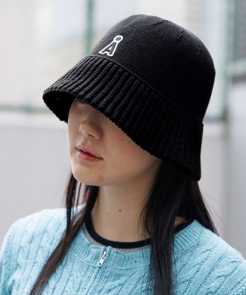ALAND(エーランド)の「【UNISEX】ALAND/ニットHAT 2103464(ハット・レディース・ベージュ/ブラック・FREE)」の5枚目の写真