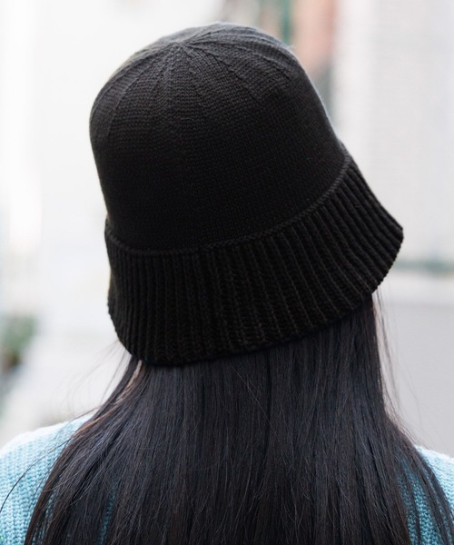 ALAND(エーランド)の「【UNISEX】ALAND/ニットHAT 2103464(ハット・レディース・ベージュ/ブラック・FREE)」の6枚目の写真