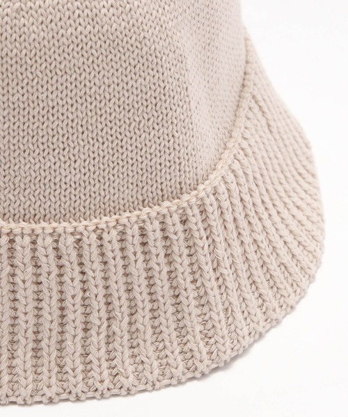 ALAND(エーランド)の「【UNISEX】ALAND/ニットHAT 2103464(ハット・レディース・ベージュ/ブラック・FREE)」の9枚目の写真