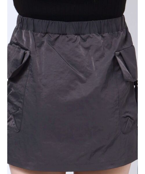 MURUA（ムルーア）の「カーゴミニスカート（スカート・レディース・ダークグレー/ベージュ/カーキ・1/2）」の10枚目の写真