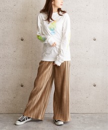 US VANS（ユーエスヴァンズ）の「「VANS」M GLOW FLAME LS ファイヤーパターン（Tシャツ/カットソー）」