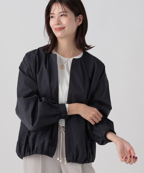 Elura(エルーラ)の「大人リュクスブルゾン/995218(その他アウター・レディース・オフホワイト/ネイビー・LARGE/MEDIUM)」の6枚目の写真