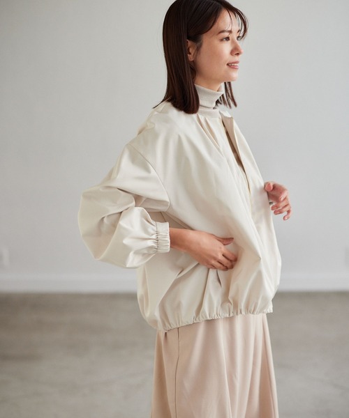Elura(エルーラ)の「大人リュクスブルゾン/995218(その他アウター・レディース・オフホワイト/ネイビー・LARGE/MEDIUM)」の11枚目の写真