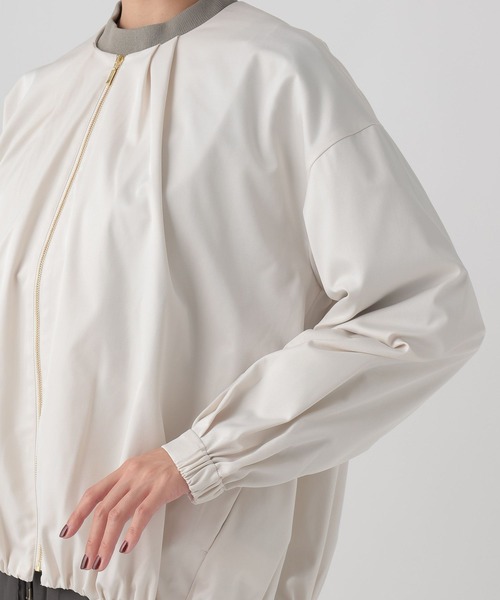 Elura(エルーラ)の「大人リュクスブルゾン/995218(その他アウター・レディース・オフホワイト/ネイビー・LARGE/MEDIUM)」の21枚目の写真