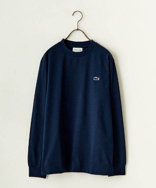 LACOSTE（ラコステ）の「[LACOSTE/ラコステ] ワンポイントロゴ ロングスリーブTシャツ（Tシャツ/カットソー・レディース・ブラック/ホワイト/アイボリー/ネイビー・2/3/4/5）」の7枚目の写真