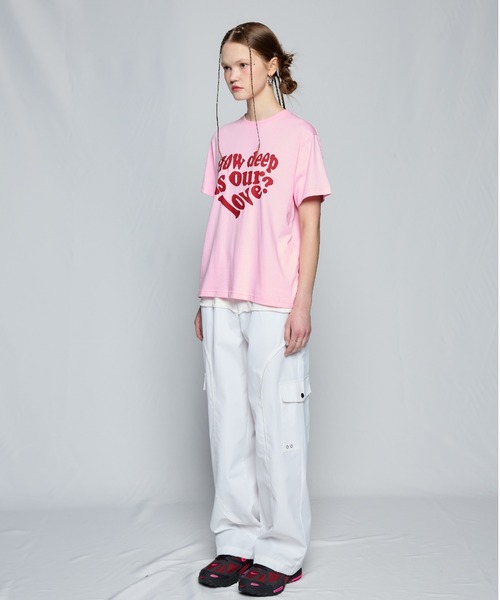 【LUV IS TRUE】送料/関税込 LOVE PATCH TEE セール】【ZOZOTOWN限定】ZO LOVE TEE（Tシャツ/カットソー