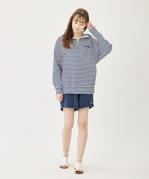 【セール】MILKFED. x OP RASH GUARD ZIP HOODIE（水着）｜Ocean Pacific（オーシャンパシフィック）