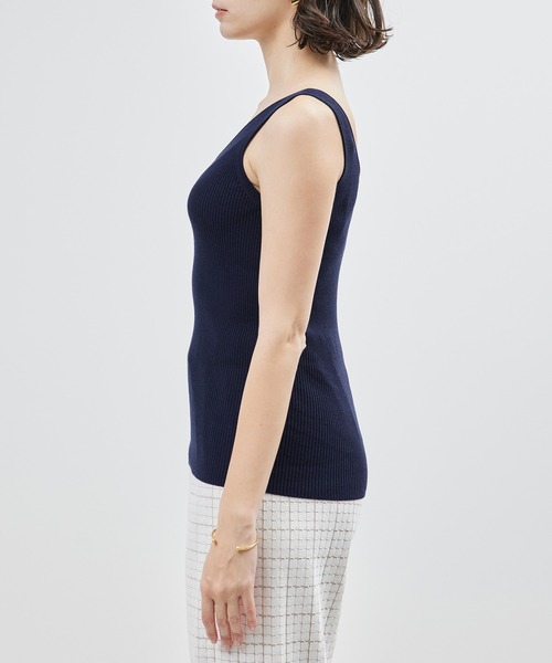 セール】【洗える】シルクプロテインニットタンクトップ【メディア掲載