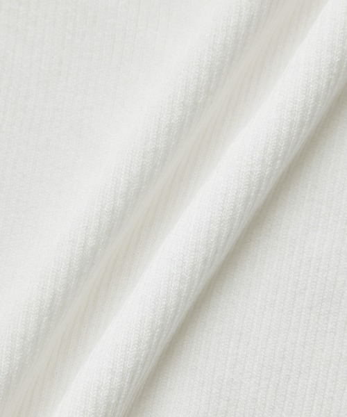 ROPE'（ロペ）の「【洗える】シルクプロテインニットタンクトップ【メディア掲載】（タンクトップ・レディース・ネイビー/オフホワイト/ホワイト系その他5/サックスブルー・FREE）」の16枚目の写真