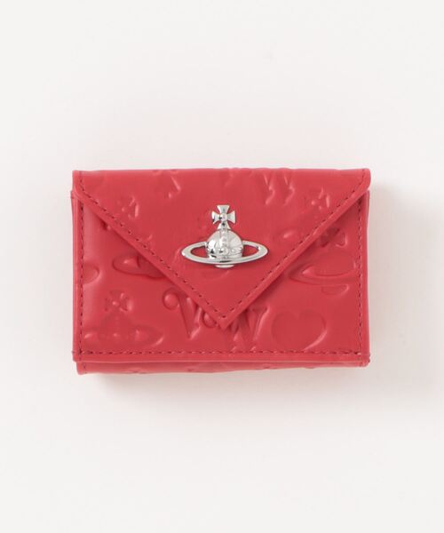Vivienne Westwood(ヴィヴィアンウエストウッド)の「JEAN ENVELOPE BILLFOLD WITH POCKET/P(財布・レディース・ブラック/レッド・FREE)」の1枚目の写真