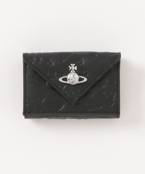 Vivienne Westwood(ヴィヴィアンウエストウッド)の「JEAN ENVELOPE BILLFOLD WITH POCKET/P(財布・レディース・ブラック/レッド・FREE)」の2枚目の写真