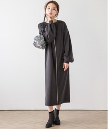 前後2WAYスウェットワンピース