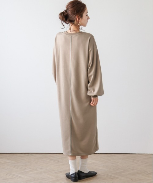 La-gemme（ラジェム）の「前後2WAYスウェットワンピース（ワンピース・レディース・ブラウン/ブラック/チャコール/杢グレー・フリー）」の20枚目の写真