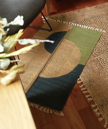 a.depeche（アデペシュ）の「【a.depeche:アデペシュ】MANERE cotton mat moonlit night / コットンマット（ラグ/マット）」