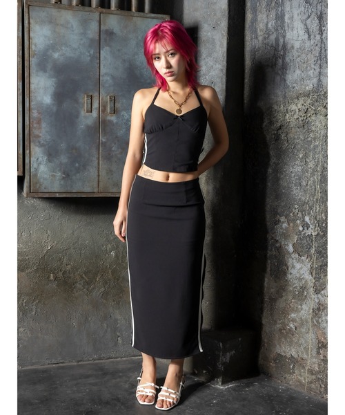 DURAS（デュラス）の「Line design set up（ワンピース・レディース・イエロー/ブラック・FREE）」の6枚目の写真