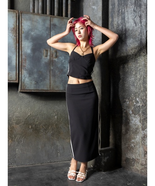 DURAS（デュラス）の「Line design set up（ワンピース・レディース・イエロー/ブラック・FREE）」の7枚目の写真