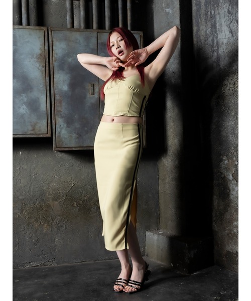 DURAS（デュラス）の「Line design set up（ワンピース・レディース・イエロー/ブラック・FREE）」の19枚目の写真