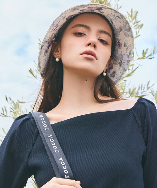 TOCCA(トッカ)の「BOTANICAL GARDEN PARTY BUCKETHAT バケットハット(ハット・レディース・ピンク系/アイボリー系・F)」の3枚目の写真