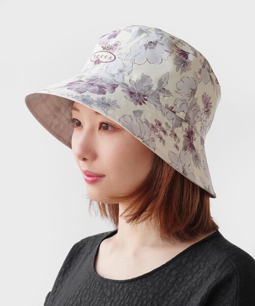 TOCCA(トッカ)の「BOTANICAL GARDEN PARTY BUCKETHAT バケットハット(ハット・レディース・ピンク系/アイボリー系・F)」の7枚目の写真